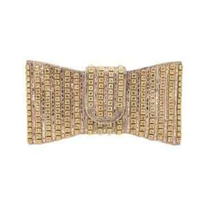 Tigerstars Rose Gold Stone Envelope Evening Clutch Bag